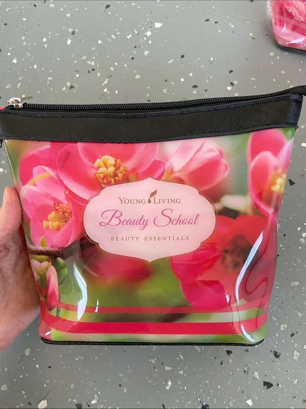 Young Living Floral Cosmetic Pouch Set of (4) Fall, Winter, Spring & Summer